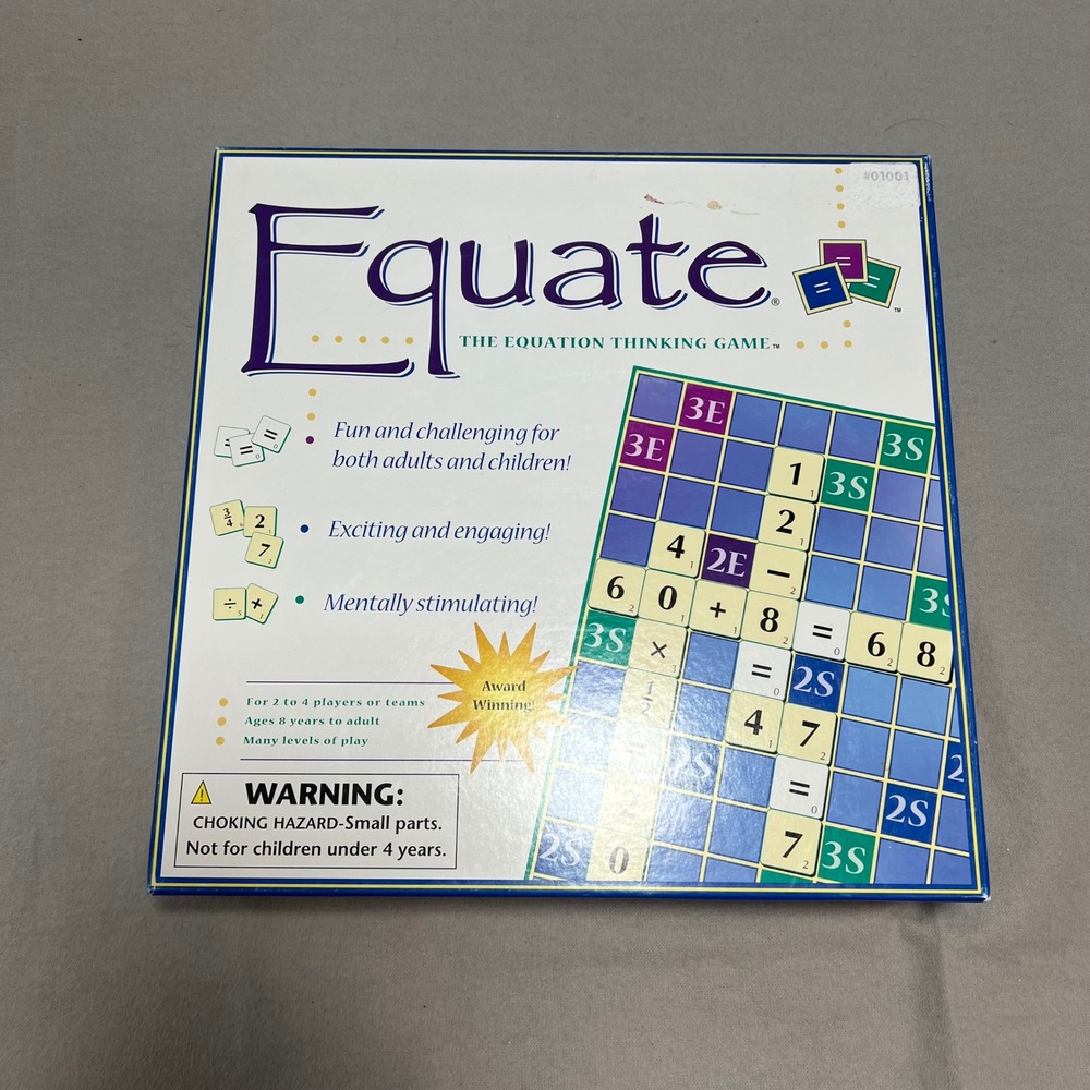 Equate The Equation Thinking Game Complete Math Board Game Conceptual Math Media